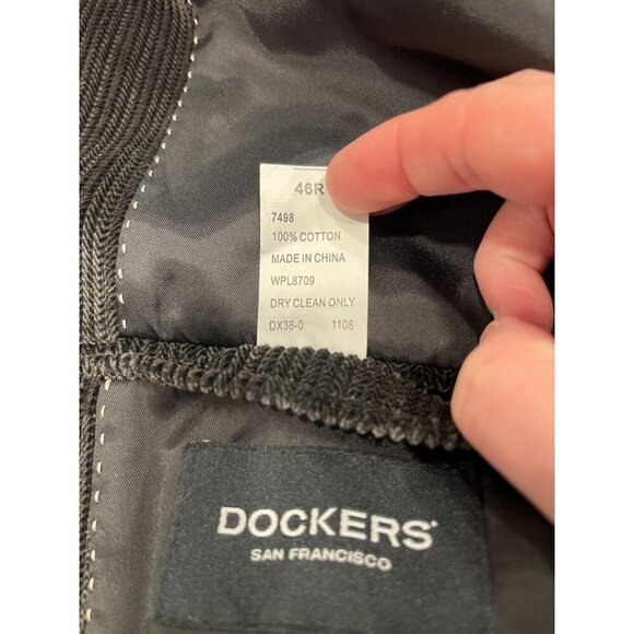 Dockers Men's Brown Corduroy 100% Cotton Sports Coat Jacket Blazer 46R Career - Picture 4 of 10